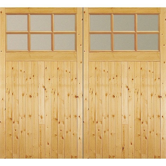 Jeld-Wen Garage Door Pair External Timber Side Hung Garage Doors 2134x2134mm